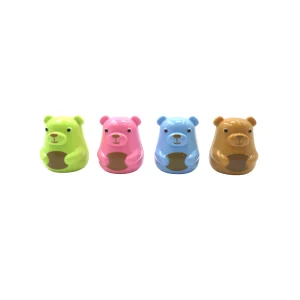 Solid Color Bear Shape Pencil Sharpener XL-384