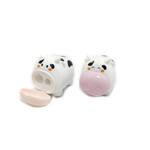 Cute Cow Cartoon Pencil Sharpener