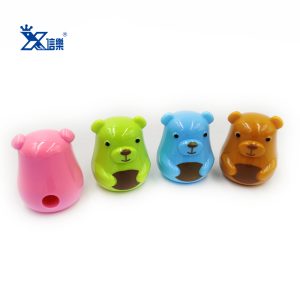 Solid Color Bear Shape Pencil Sharpener XL-384