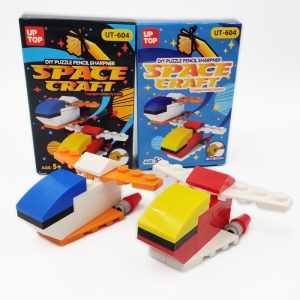 DIY Spaceship Building Block Pencil Sharpener
