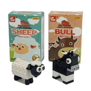 DIY Farm Animal Building Block Pencil Sharpener