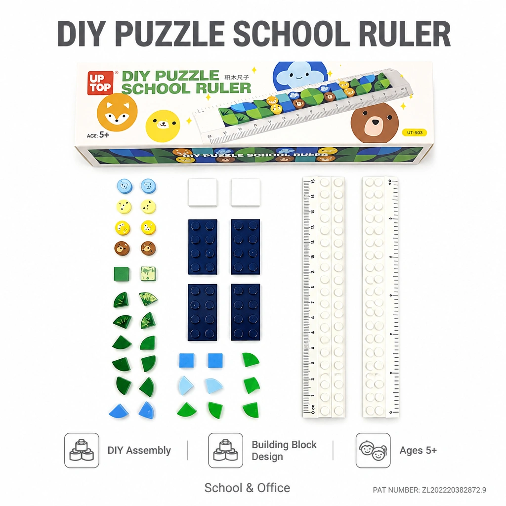 DIY Blocks School Ruler 503 - Image 2