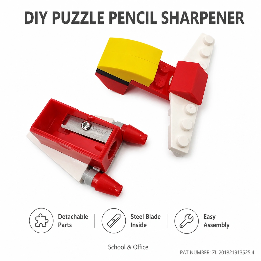 DIY Spaceship Building Block Pencil Sharpener - Image 3