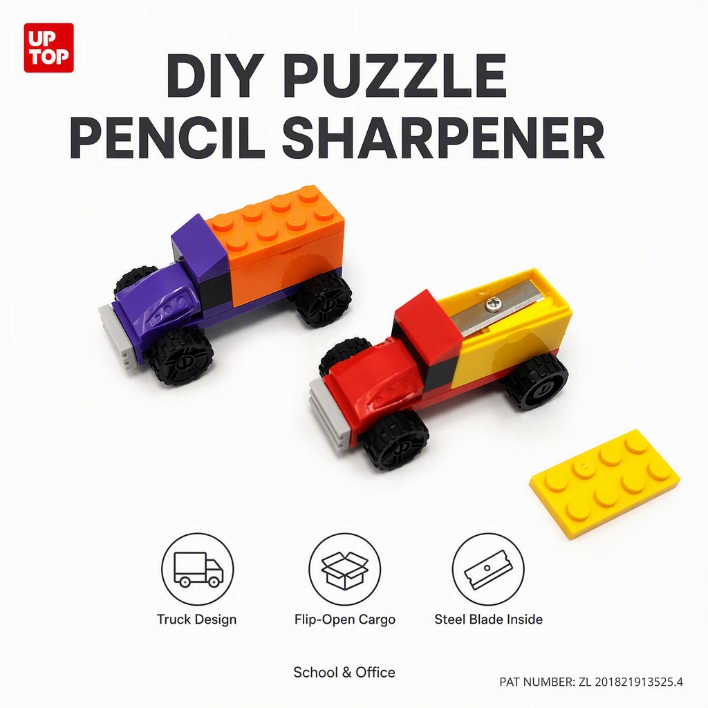 DIY Car Building Block Pencil Sharpener - Image 3