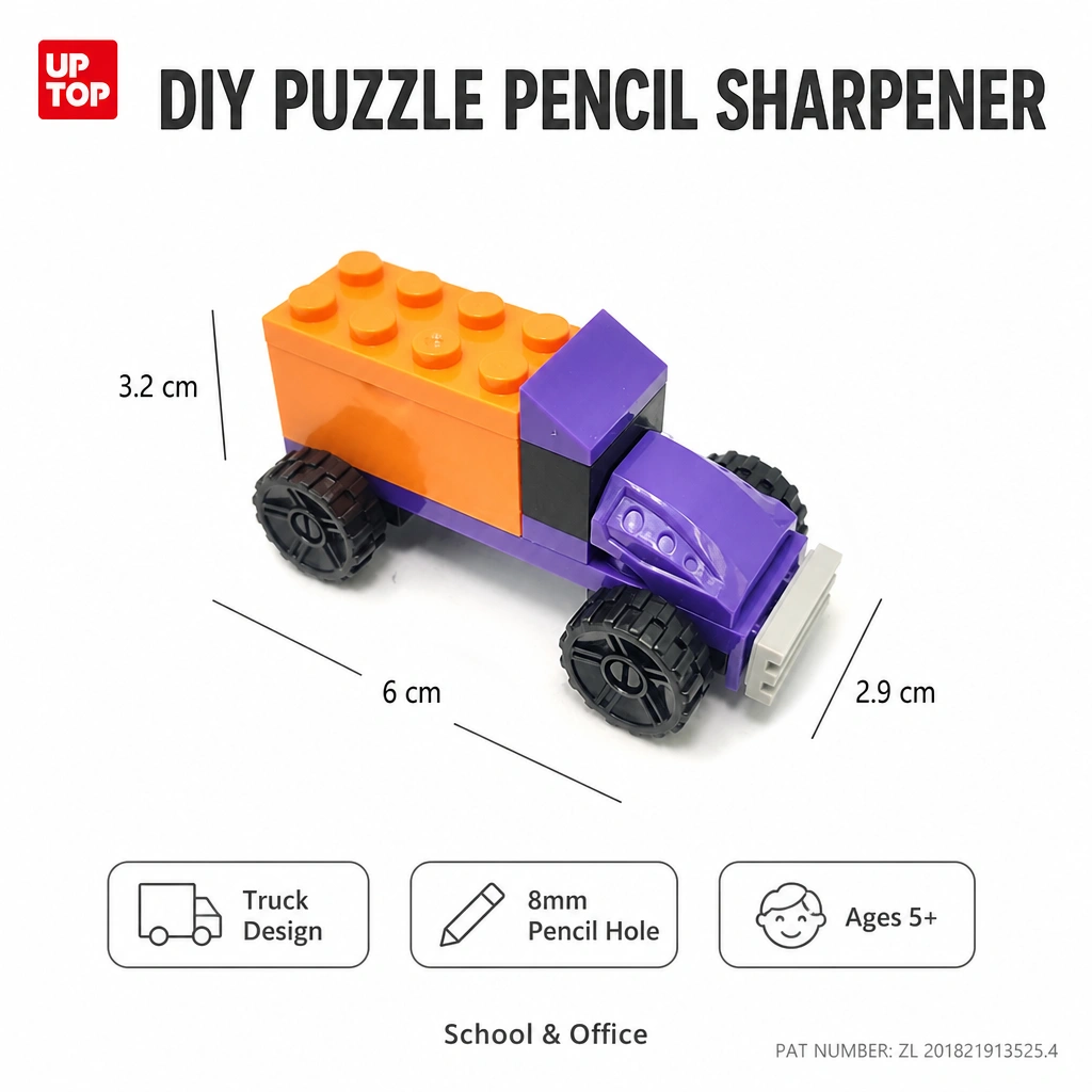 DIY Car Building Block Pencil Sharpener - Image 2