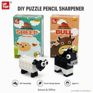 DIY Farm Animal Building Block Pencil Sharpener