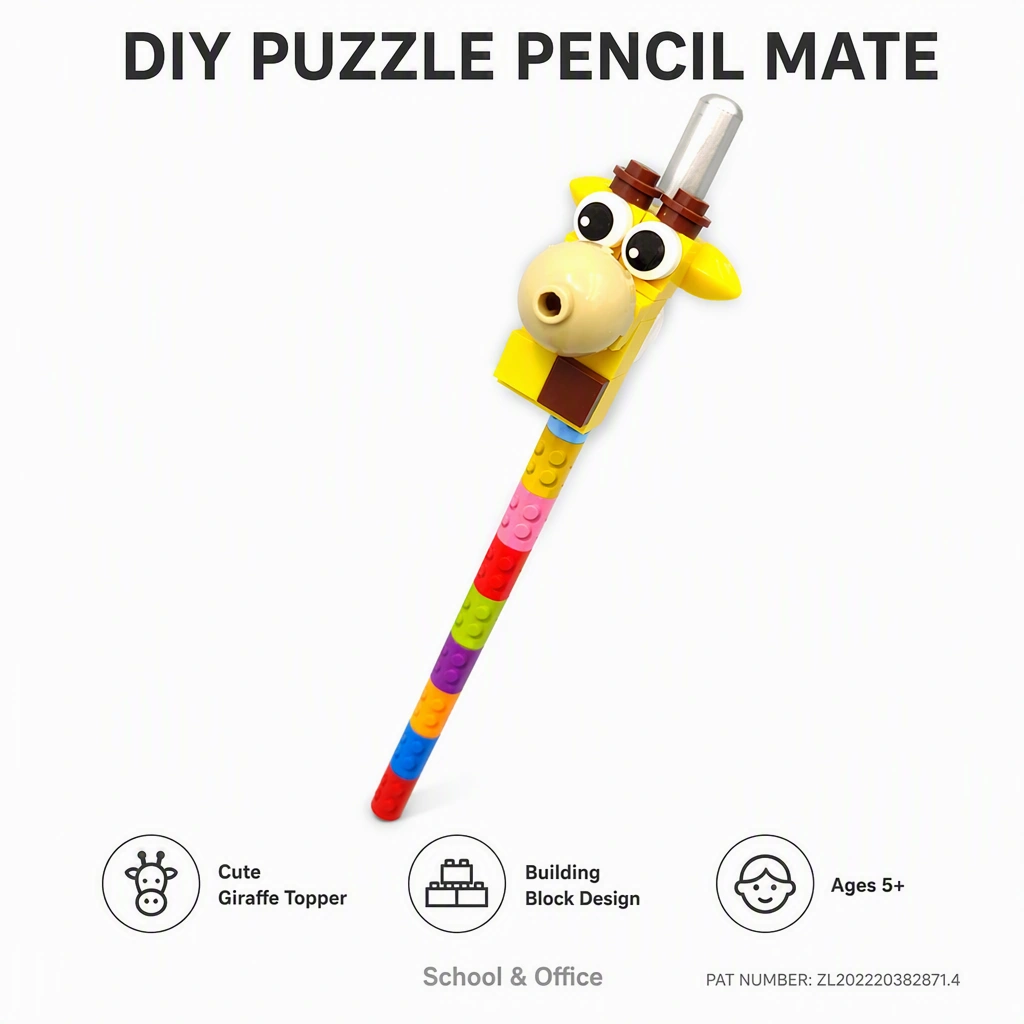 DIY Blocks Pencil Clip Set 801 - Image 2