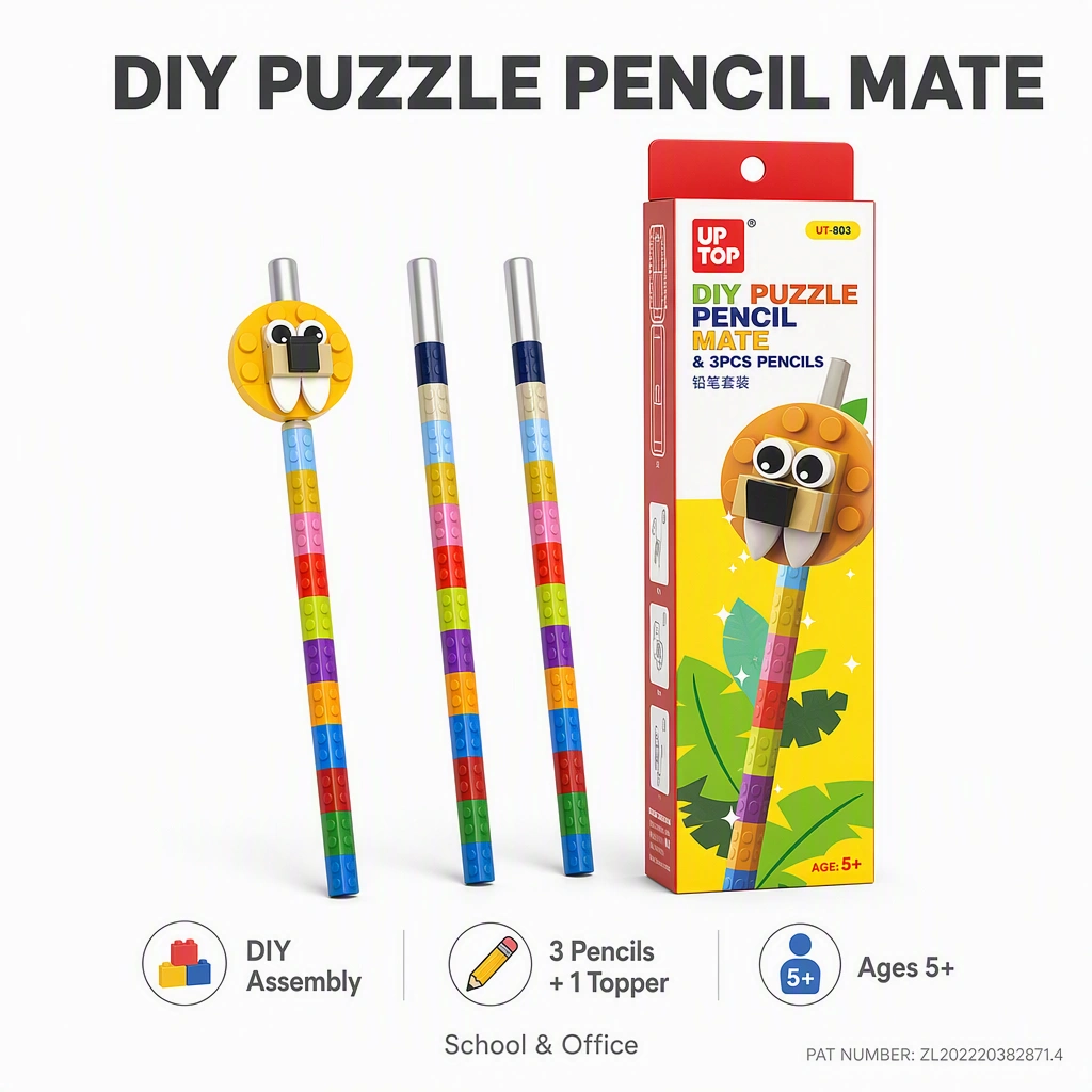 DIY Blocks Pencil Clip Set 803