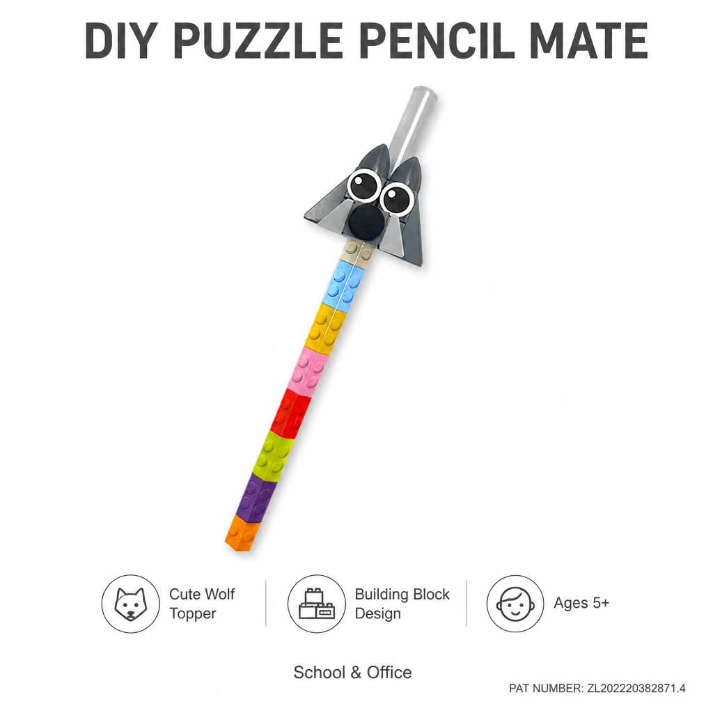DIY Blocks Pencil Clip Set 805 - Image 2