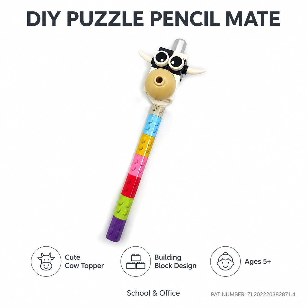 DIY Blocks Pencil Clip Set 807 - Image 2