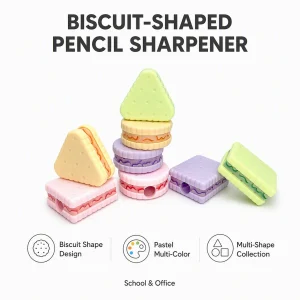 Pastel Macaron Shaped Pencil Sharpener XL-329A