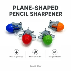 Colorful Rocket Shape Pencil Sharpener XL-342