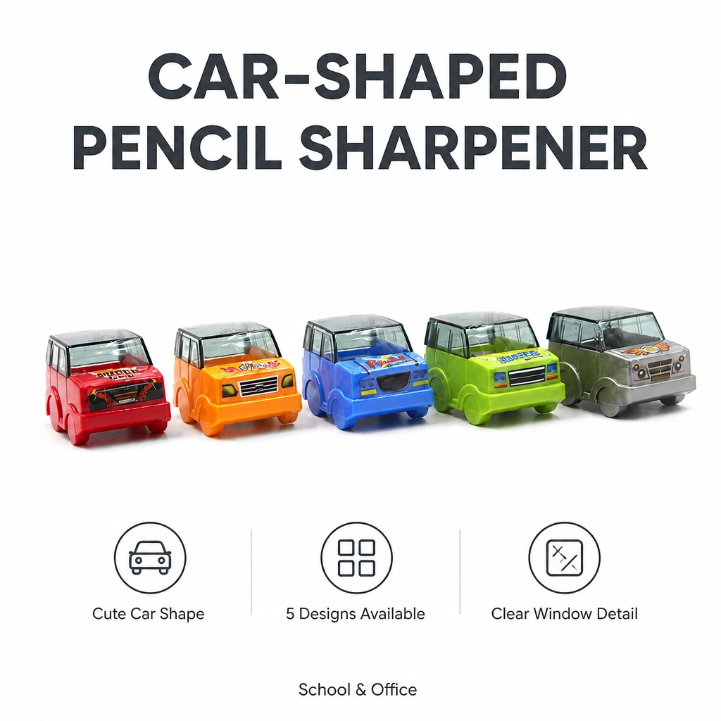 Colorful Cartoon Car Pencil Sharpener XL-351
