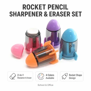 Space Rocket Shape Pencil Sharpener XL-390